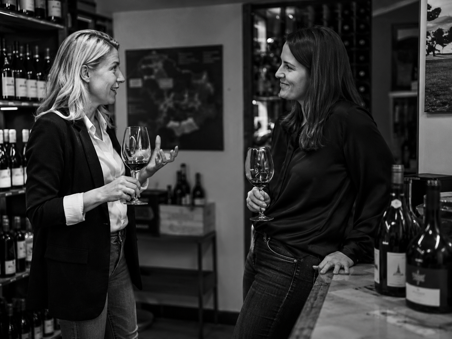 Vice Imports founders in a wine industry setting